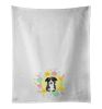 NEW Bernese Mountain Dog Puppy #2 Easter Kitchen Towel Set of 2 White Dish Towels Decorative Bathroom Hand towel for Hand, Face, Hair, Yoga, Tea