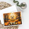 Yellow Labrador Retriever Fall Greeting Cards Pack of 8 Blank Cards with Envelopes Whimsical A7 Size 5x7 Blank Note Cards