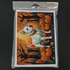 NEW White Pit Bull Terrier Fall Greeting Cards Pack of 8 Blank Cards with Envelopes Whimsical A7 Size 5x7 Blank Note Cards