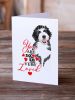 Doodle Silver and White #1 so Loved Greeting Cards Pack of 8 Blank Cards with Envelopes Whimsical A7 Size 5x7 Blank Note Cards