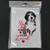 Doodle Silver and White #1 so Loved Greeting Cards Pack of 8 Blank Cards with Envelopes Whimsical A7 Size 5x7 Blank Note Cards