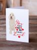 Doodle Cream #5 so Loved Greeting Cards Pack of 8 Blank Cards with Envelopes Whimsical A7 Size 5x7 Blank Note Cards