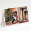 Australian Shepherd Christmas Greeting Cards Pack of 8 Blank Cards with Envelopes Whimsical A7 Size 5x7 Blank Note Cards